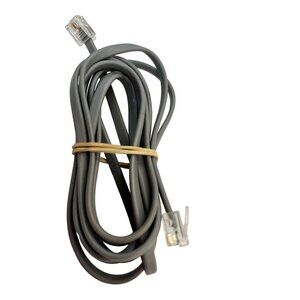 6.25 Ft Phone Line Cord RJ11 Connectors A114
